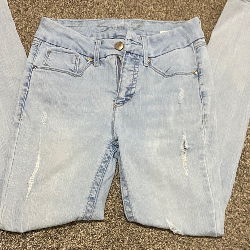 Seven7 Light Blue Skinny Jeans